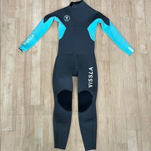 VISSLA 7 SEAS BOYS 3-2 FULL BACK ZIP WETSUIT YOUTH 10